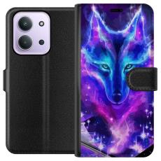 iSecrets - Plånboksfodral till Xiaomi Redmi 15C med Neon Varg