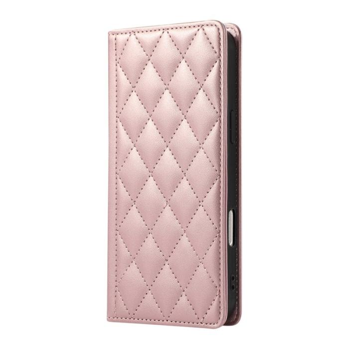 OEM - Plånboksfodral för Samsung Galaxy S26 Konstläder RFID - Roséguld