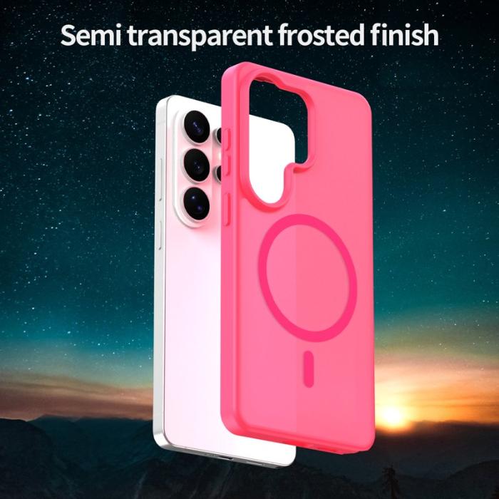 OEM - Mobilskal för Samsung Galaxy S26 Ultra Magnetiskt TPU + PC - Rosa