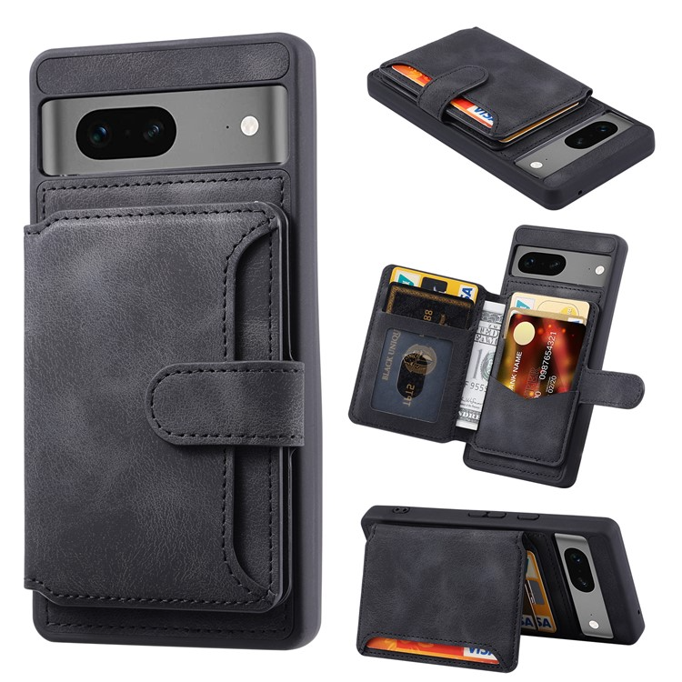 Google Pixel 7A Plånboksfodral RFID Kickstand - Svart | 2353 | AlltMobil