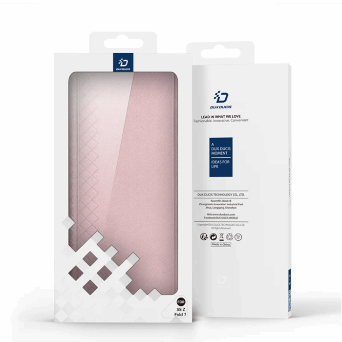 Dux Ducis - Dux Ducis Galaxy Z Fold 7 Plånboksfodral Bril - Rosa