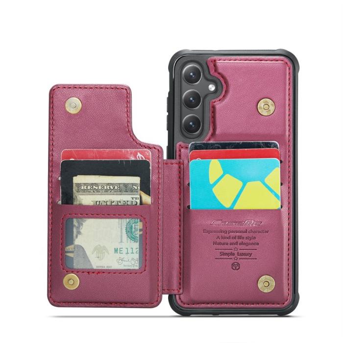 Caseme - CASEME C22 Fodral för Samsung Galaxy S24 FE - Röd