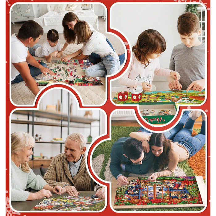 Adventskalender - Adventskalender 2023 - Pussel Adventskalender Julkalender Julleksaker
