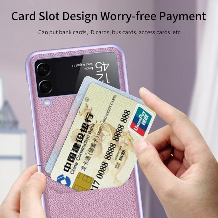 GKK - GKK Korthållare Skal Samsung Galaxy Z Flip 3 - Svart
