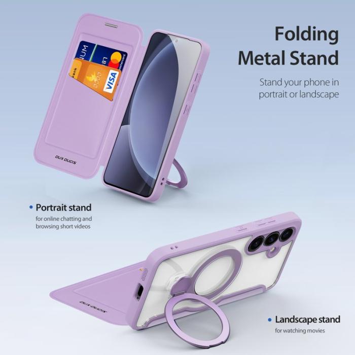 Dux Ducis - DUX DUCIS Samsung Galaxy S25 Fodral - Lila Rosa
