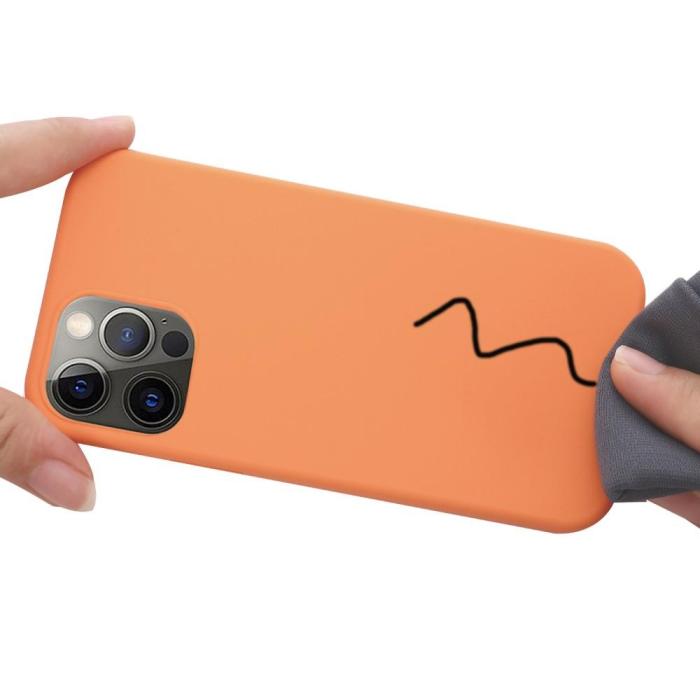 OEM - MagSafe Liquid Silicone Skal iPhone 13 Pro Max - Orange