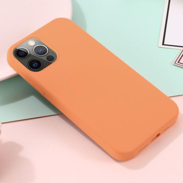OEM - MagSafe Liquid Silicone Skal iPhone 13 Pro Max - Orange