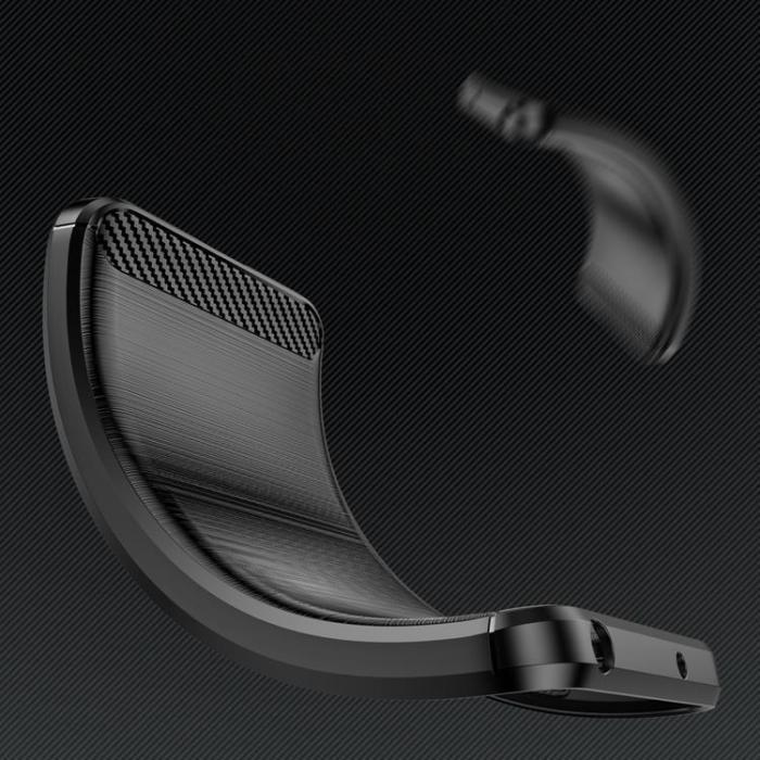 OEM - iPhone 15 Pro Mobilskal Carbon Flexible - Svart