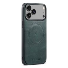 FIERRE SHANN - FIERRE SHANN 027 iPhone 17 Pro Fodral KonstL&auml;der - Gr&ouml;n
