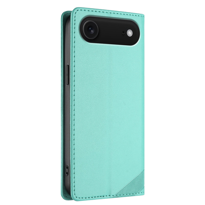 A-One Brand - iPhone 17 Air Plånboksfodral Punk Style Imprinted - Mintgrön