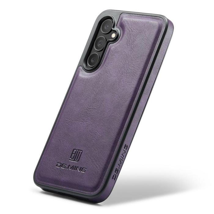 DG.MING - DG.MING Mobilskal till Samsung Galaxy S25 Anti-Drop Läder Lila