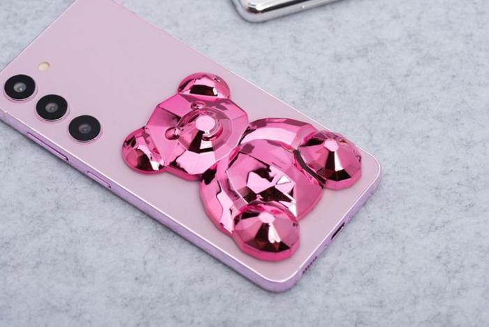 A-One Brand - Mobilställ Stick-on BEAR - Rosa