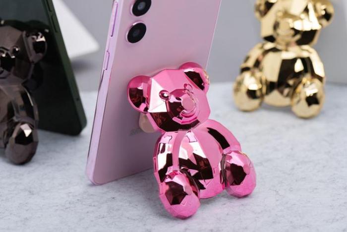 A-One Brand - Mobilställ Stick-on BEAR - Rosa