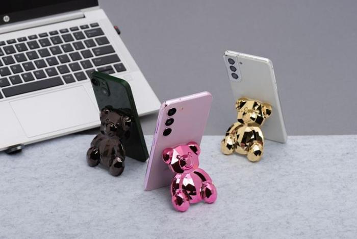 A-One Brand - Mobilställ Stick-on BEAR - Rosa