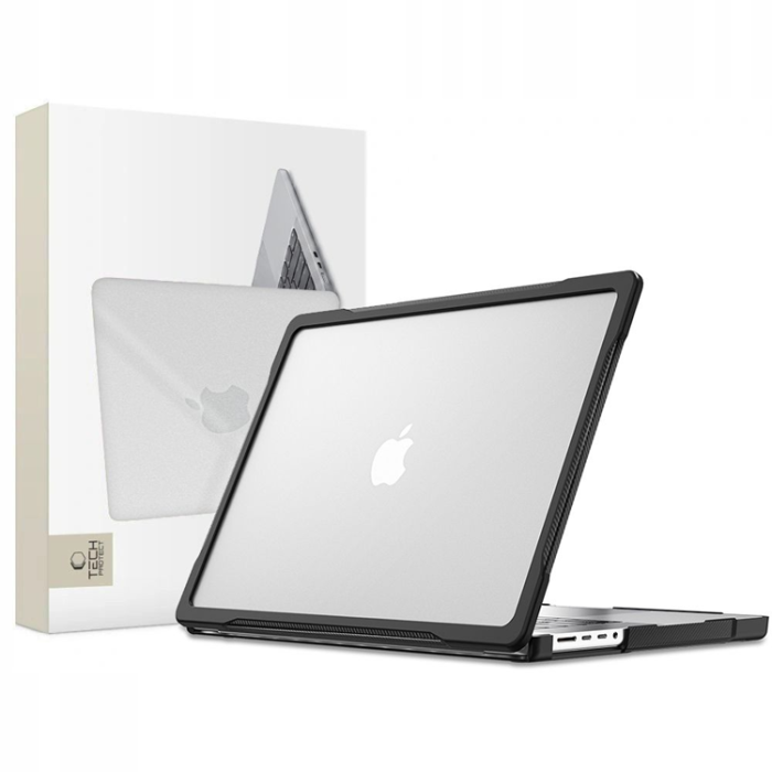 Tech-Protect - Tech-Protect Skal För Macbook Air 13 Velar - Svart/Matte Clear
