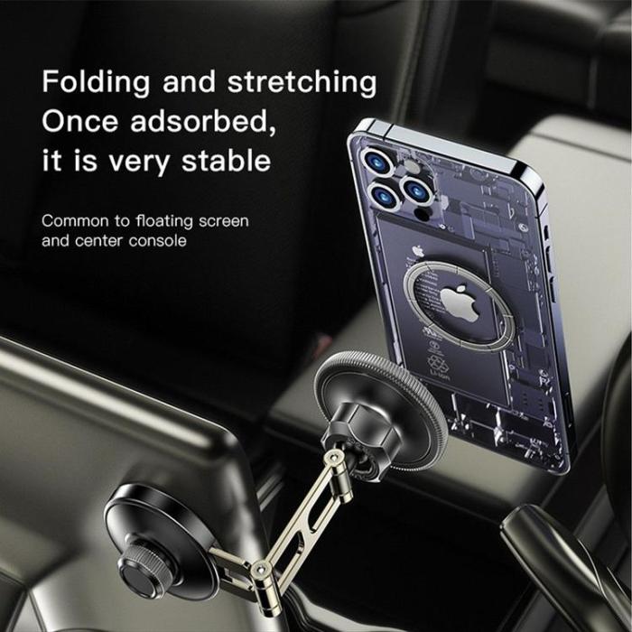 Forcell - FORCELL F-Grip IronSecure car holder for phone to windshield with MagSafe