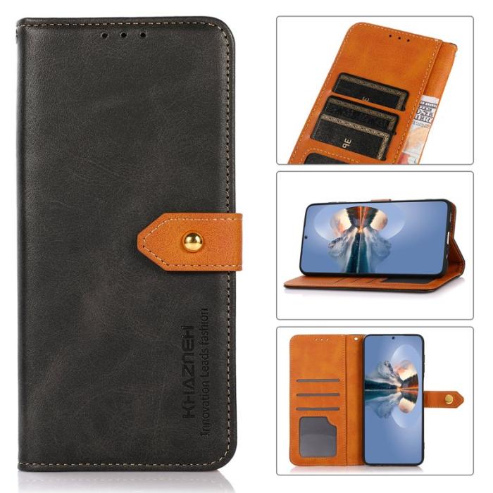 KHAZNEH - KHAZNEH Xiaomi 17 Pro Max Plånboksfodral Konstläder - Svart
