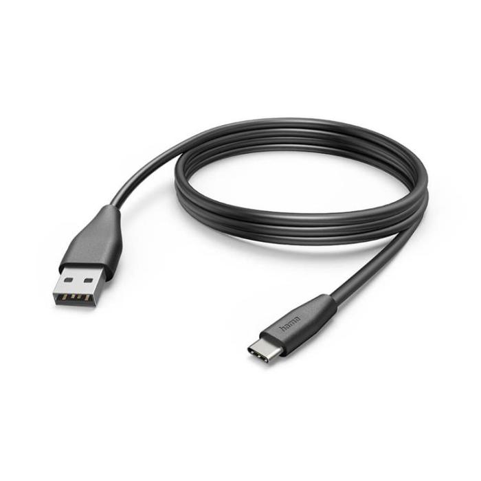Hama - HAMA USB-C till USB-A kabel 3m - Svart