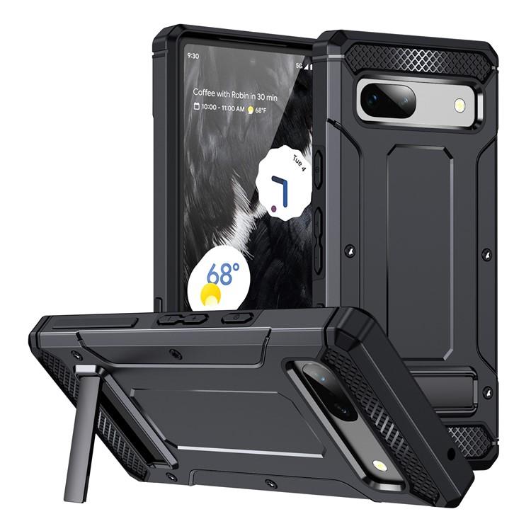 Google Pixel 7 Pro Mobilskal Kickstand Shockproof - Svart | 2353 | AlltMobil