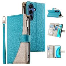 OEM - Zipper Samsung Galaxy S26 Pl&aring;nboksfodral Konstl&auml;der - Bl&aring;
