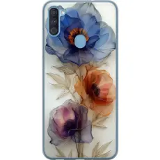 Gustaf - Mobilskal till Samsung Galaxy A11 med Silkesblommor