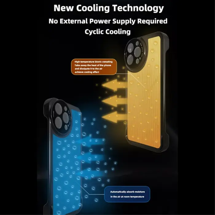 OEM - iPhone 12 Pro Max Skal Graphene Heat Dissipation - Grå