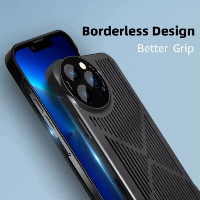 OEM - iPhone 12 Pro Max Skal Graphene Heat Dissipation - Grå
