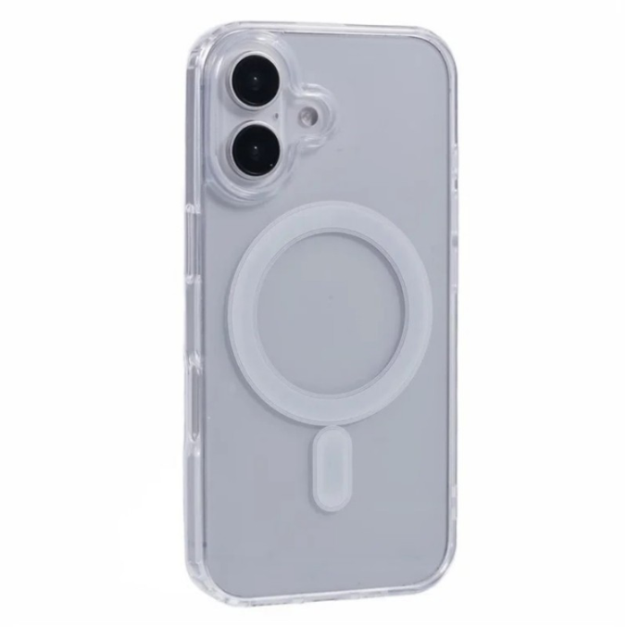 WANLONFENG - WANLONFENG iPhone 16 Mobilskal MagSafe + [2-Pack] Härdat glas