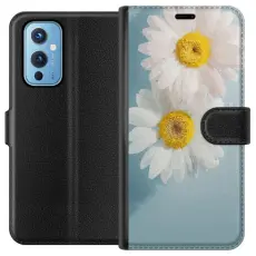 Gustaf - Pl&aring;nboksfodral till OnePlus 9 med Sommarblommor