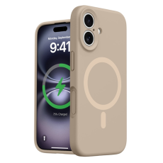 A-One Brand - iPhone 16 Mobilskal MagSafe Precise Cutouts - Lätt kaffe