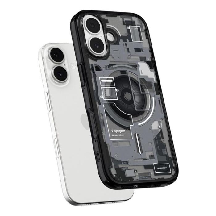 Spigen - Spigen iPhone 17 Mobilskal Magsafe Ultra Hybrid - Svart Zero One