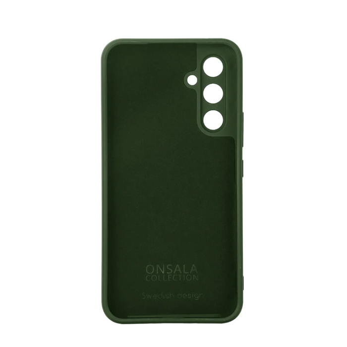 Onsala - Onsala Galaxy A55 5G Mobilskal Silikonkänsla - Olivgrön