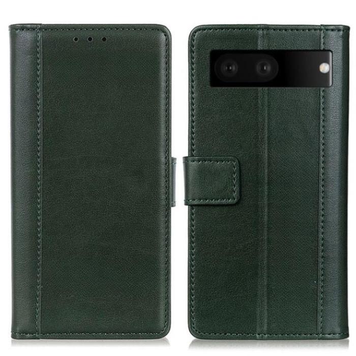 A-One Brand - Google Pixel 7 Plånboksfodral PU Läder - Grön