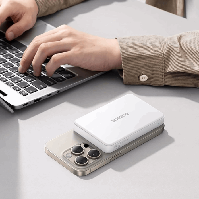 BASEUS - Baseus Qi2 MagSafe Powerbank 10000mAh Airpow II 22.5W - Vit