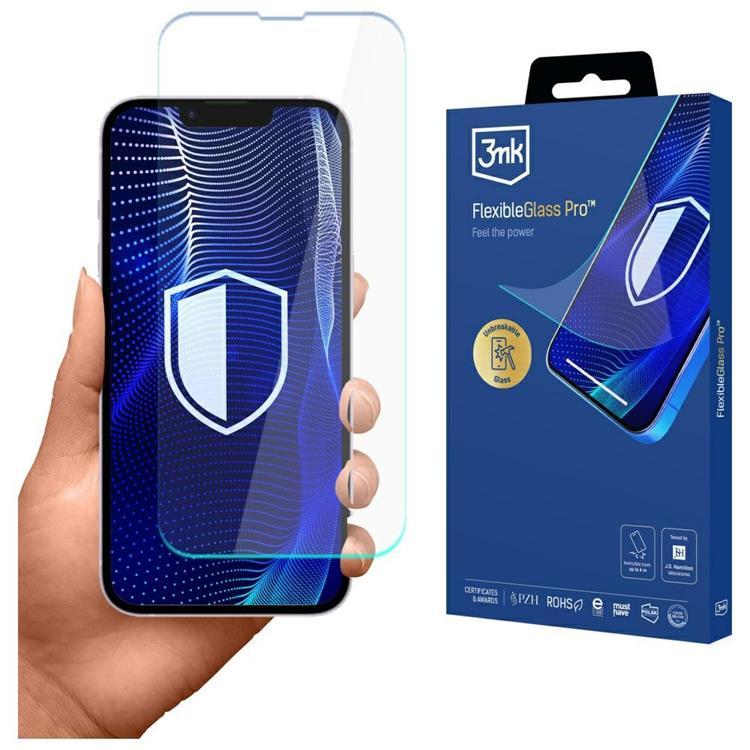 3MK iPhone 16e Hybrid glas Skärmskydd FlexibleGlass Pro | 5468 | AlltMobil