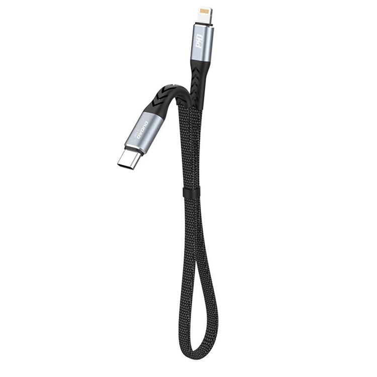 Dudao USB-C till Lightning kabel PD 20W 0.23m - Svart | 3541 | AlltMobil