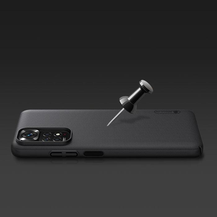 Nillkin - Nillkin Xiaomi Redmi Note 11/11S Skal Super Frosted Shield - Röd