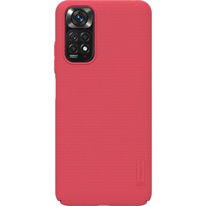 Nillkin - Nillkin Xiaomi Redmi Note 11/11S Skal Super Frosted Shield - Röd