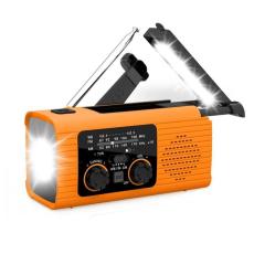 Pristar - Pristar Radio FM med Ficklampa 4000 mAh YX318 - Orange