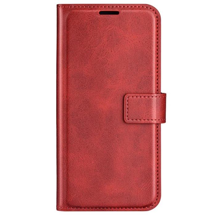 OEM - Magnetic Clasp Plånboksfodral Xiaomi 12 Pro - Röd