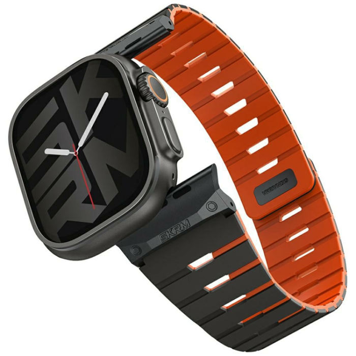Skinarma - Skinarma Apple Watch 49/46/45/44 Armband Gemini - sienna