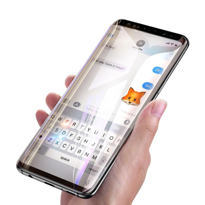 A-One Brand - Nano Optics Full Protection Härdat Glas Skärmskydd till Samsung Galaxy S9