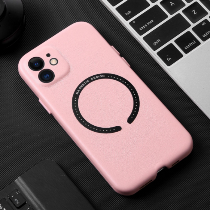 Boom of Sweden - BOOM iPhone 11 Läderskal Magsafe - Rosa