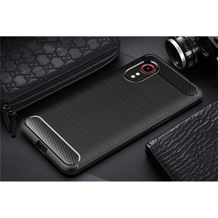 OEM - Galaxy Xcover 5 Mobilskal TPU Carbon - Svart