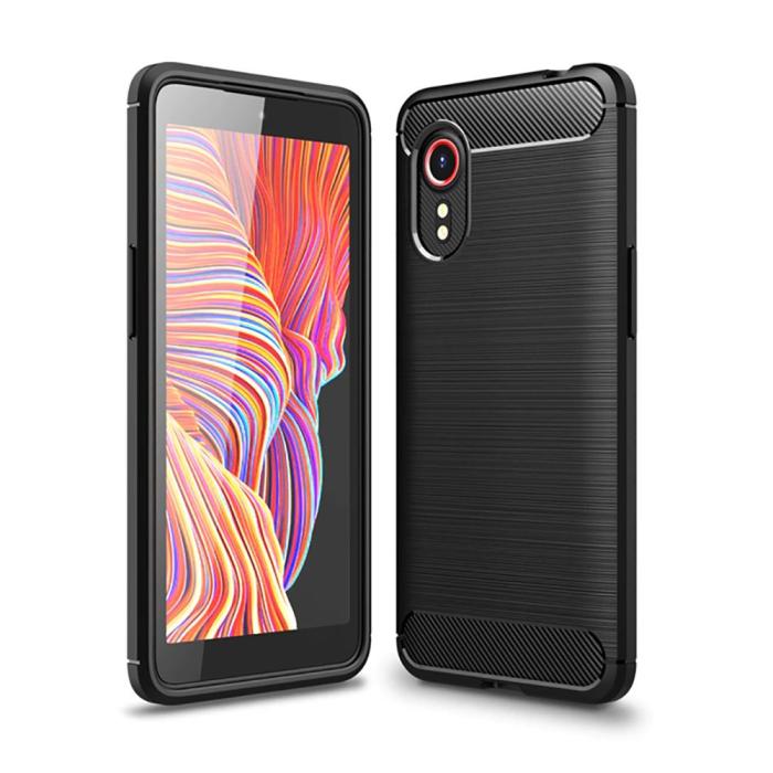 OEM - Galaxy Xcover 5 Mobilskal TPU Carbon - Svart