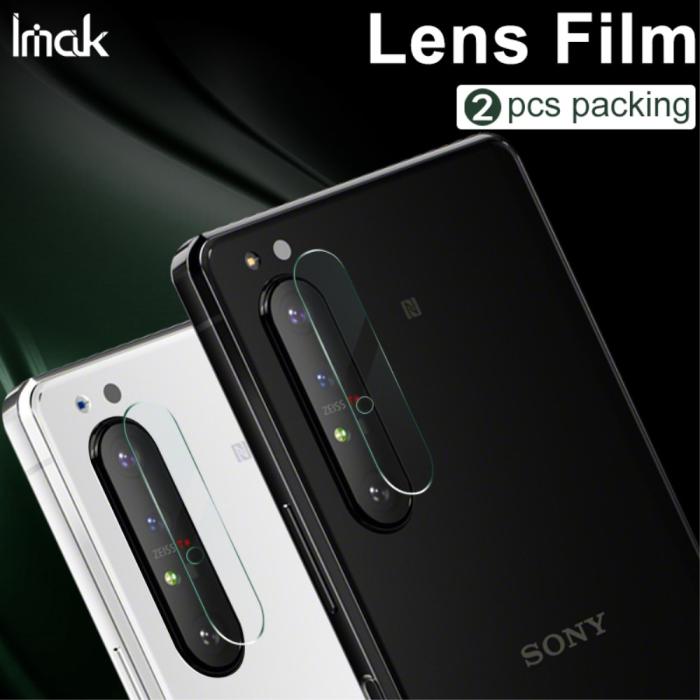 Imak - IMAK 2PCS HD Härdat glas Kameralinsskydd Sony Xperia 1 II
