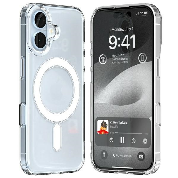 Mercury iPhone 16 Plus Mobilskal MagSafe Jelhard - Transparent | 2353 | AlltMobil
