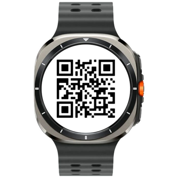 Samsung - Samsung Galaxy Watch Ultra Titanium Silver (Grå Rubber Strap)