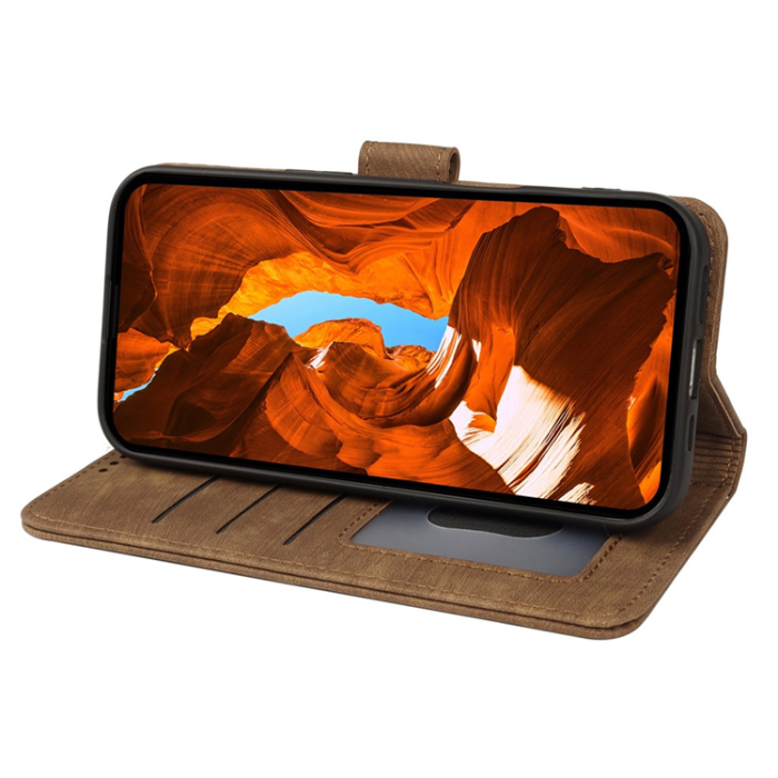 A-One Brand - OnePlus 15 Plånboksfodral Strong Striped Läder