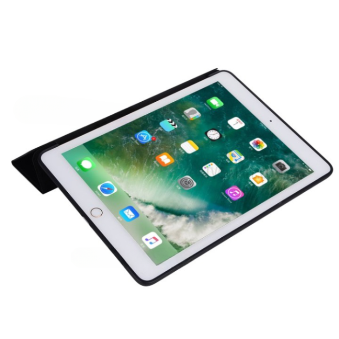 A-One Brand - iPad 10.2 (2019/2020/2021) Fodral Trifold Silikon - Svart